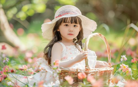 唯美儿童写真,唯美光影下的童年记忆